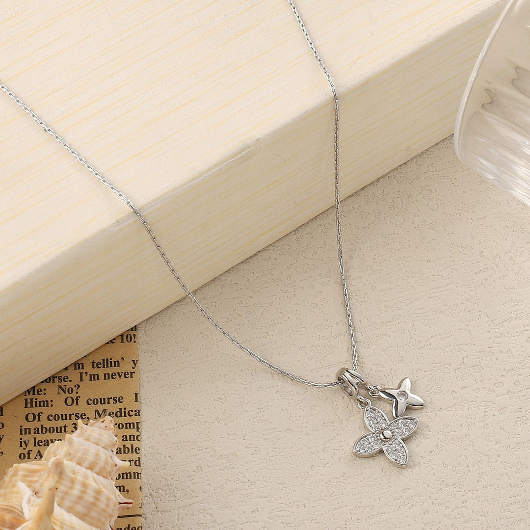 Estelle Studded Silver Necklace - Salty Accessories