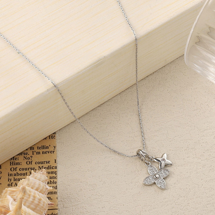 Estelle Studded Silver Necklace - Salty Accessories