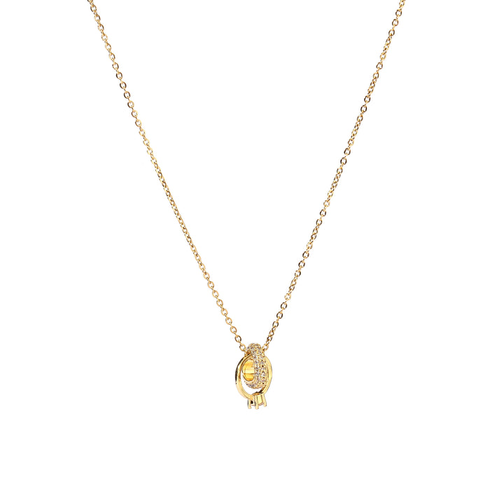 Elvi Ring heart Gold Necklace - Salty Accessories