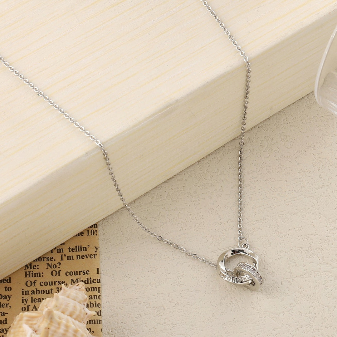 Blyana Two Loop Ring Necklace - Salty Accessories