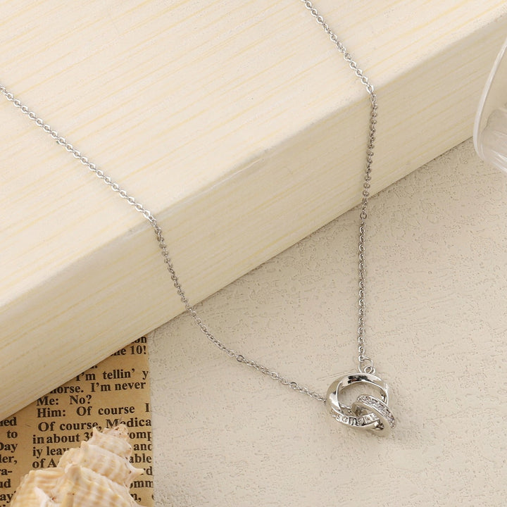 Blyana Two Loop Ring Necklace - Salty Accessories