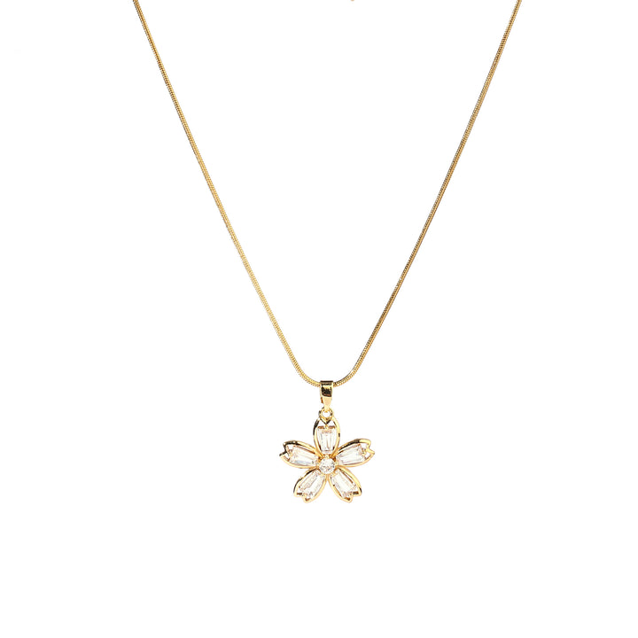 Inola Floral Gold Necklace