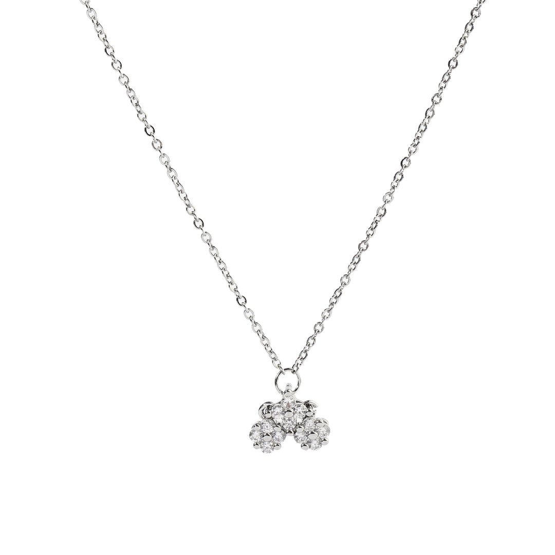 Kyria Clover Silver Necklace
