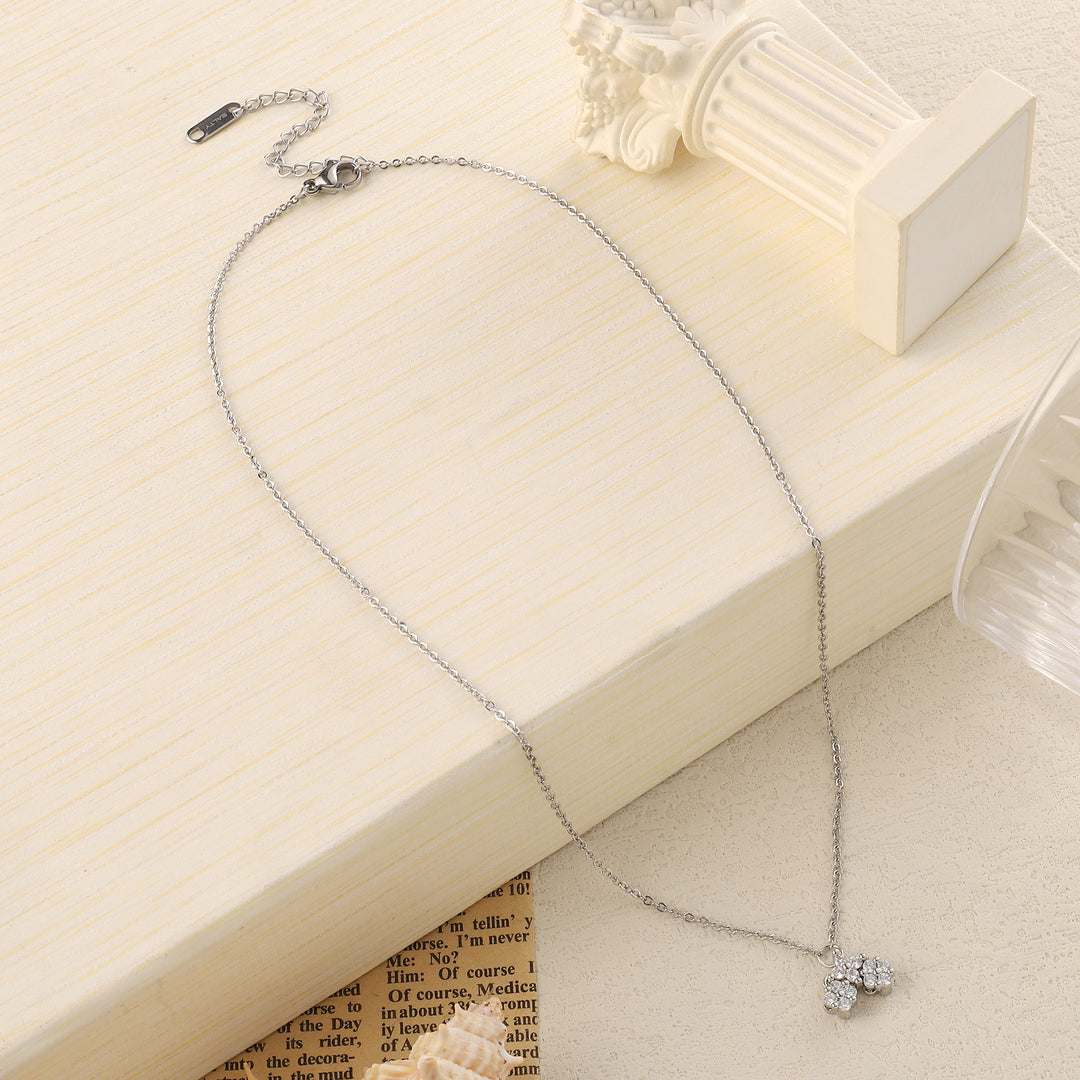 Kyria Clover Silver Necklace