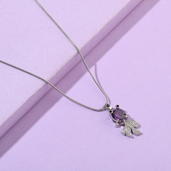 Lale Sapphire Leafy Necklace