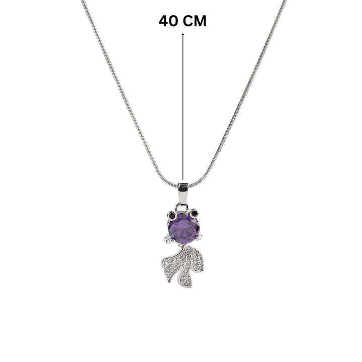 Lale Sapphire Leafy Necklace - Salty Accessories