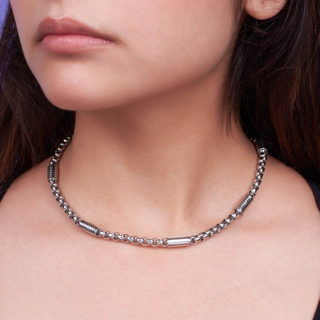 Molten Silver Necklace - Salty Accessories