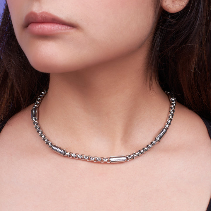 Molten Silver Necklace