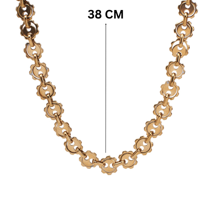 Celestial Chain Gold Necklace