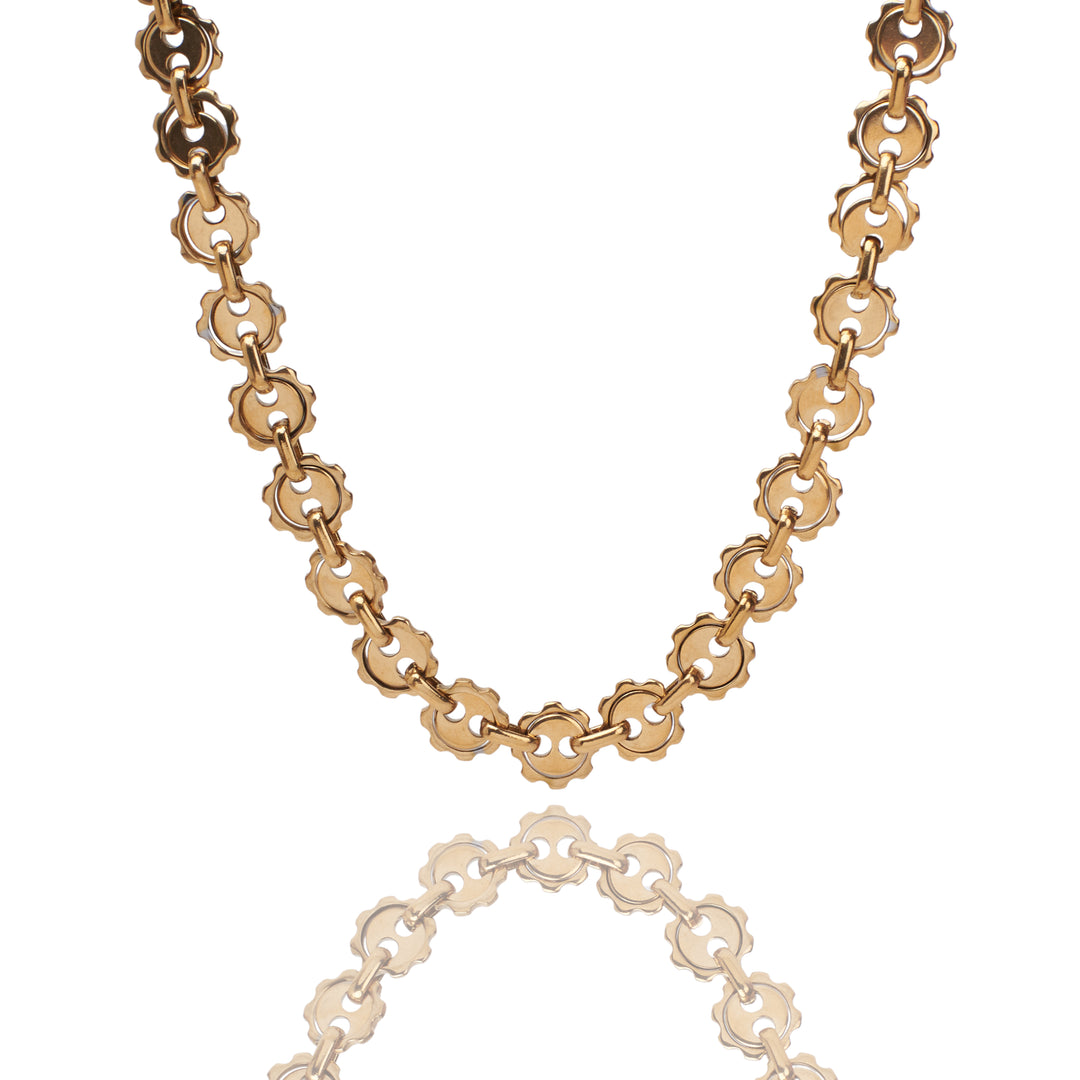 Celestial Chain Gold Necklace