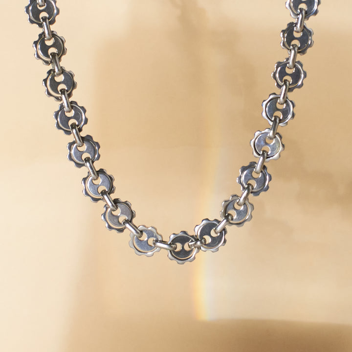 Celestial Chain Silver Necklace - Salty Accessories