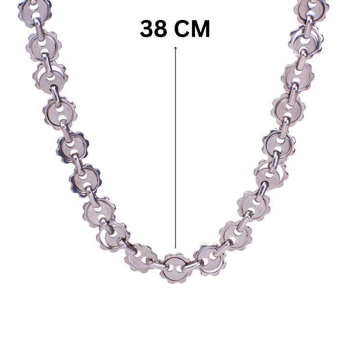 Celestial Chain Silver Necklace