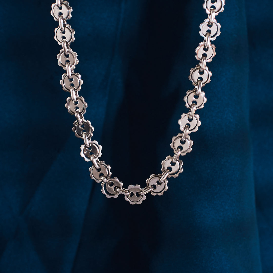 Celestial Chain Silver Necklace - Salty Accessories