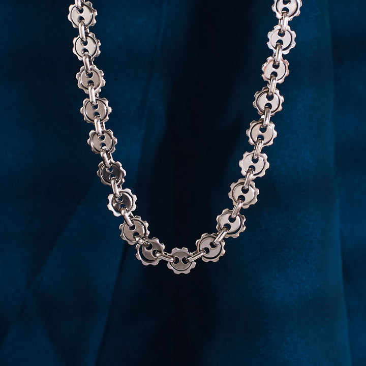 Celestial Chain Silver Necklace