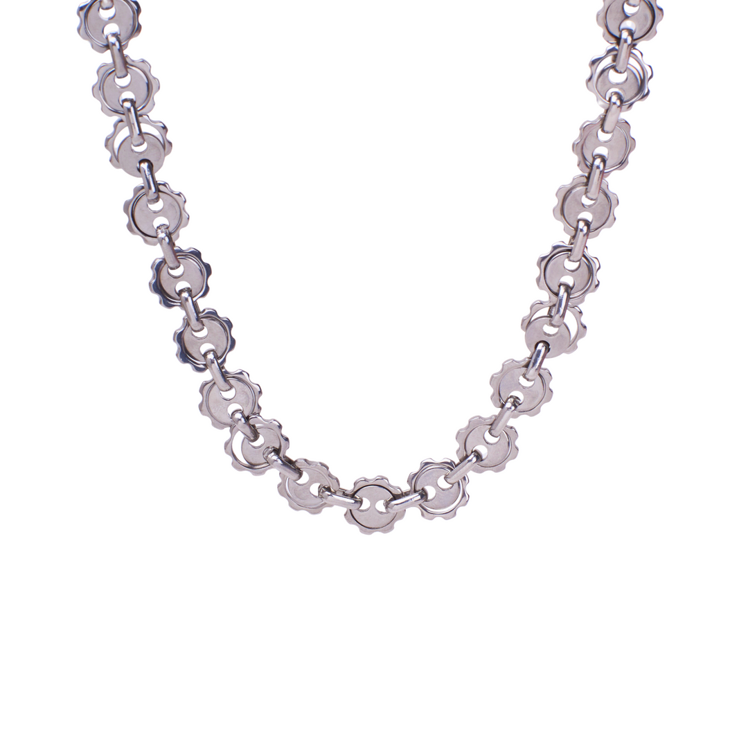 Celestial Chain Silver Necklace - Salty Accessories