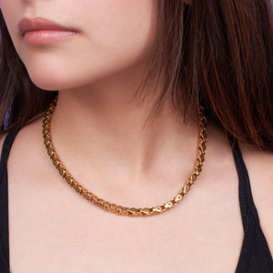Artisan's Link Gold Necklace - Salty Accessories