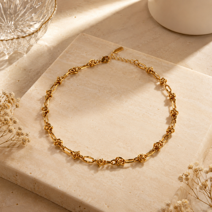Twist of Fate Gold Necklace
