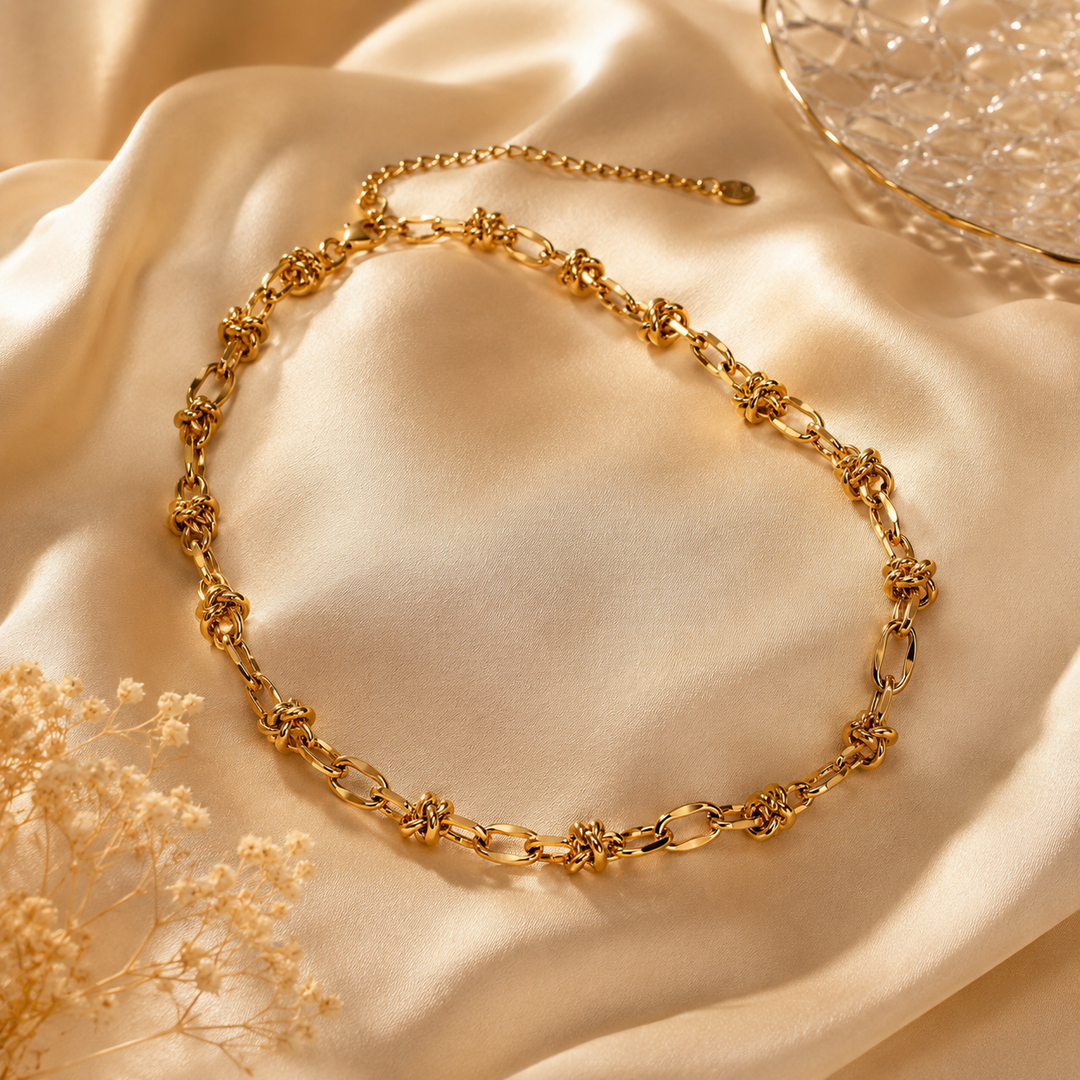 Twist of Fate Gold Necklace
