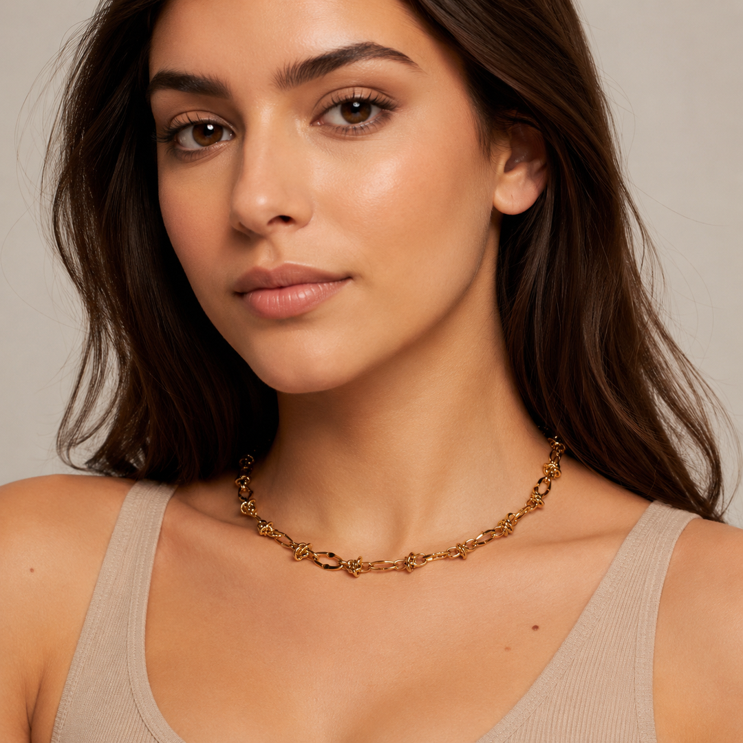 Twist of Fate Gold Necklace