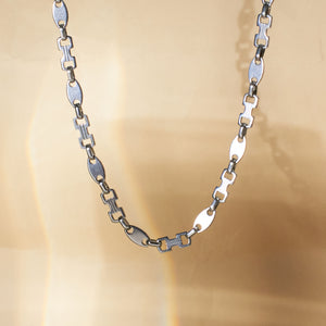 Minimalist Chain Silver Necklace - Salty Accessories