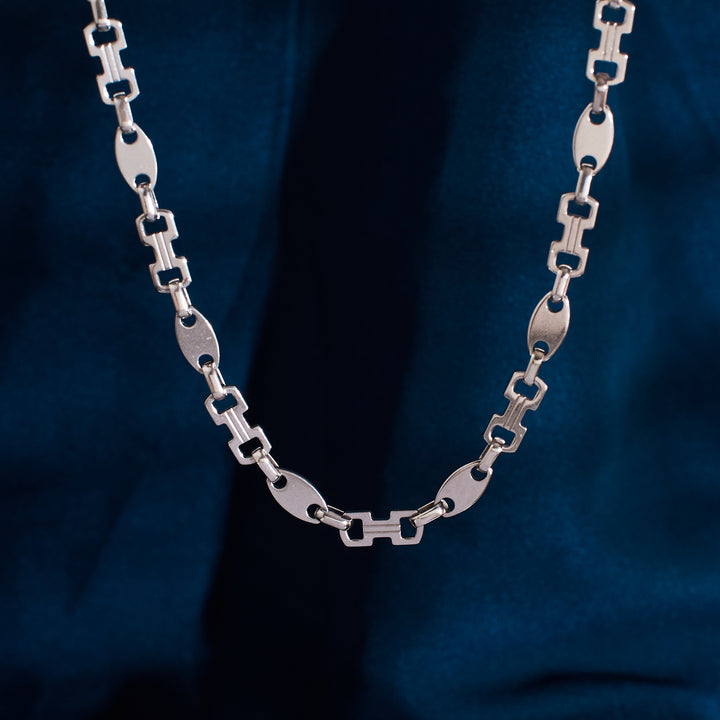 Minimalist Chain Silver Necklace