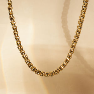 Bold Link Gold Necklace - Salty Accessories