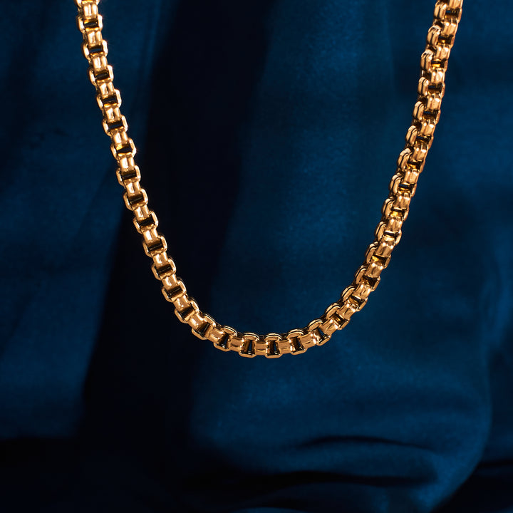 Bold Link Gold Necklace