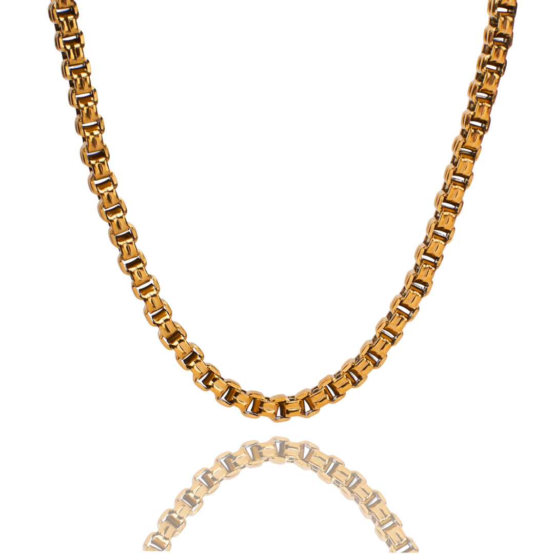 Bold Link Gold Necklace