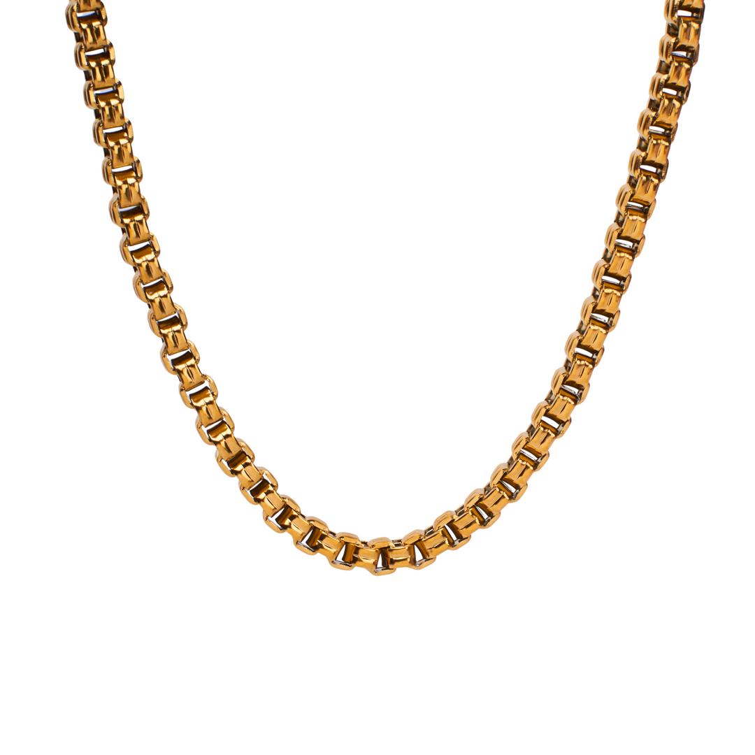 Bold Link Gold Necklace