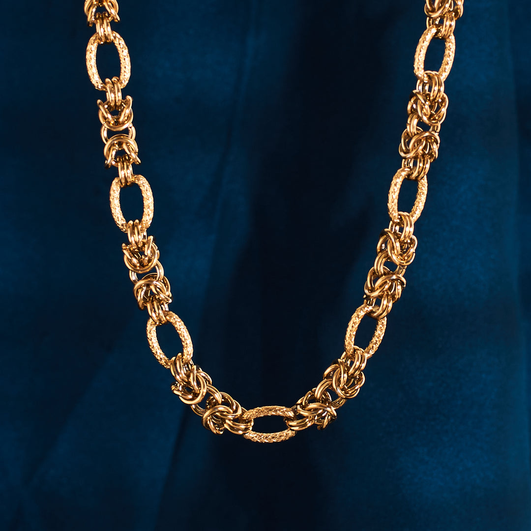 Chic Link  Gold Necklace - Salty Accessories