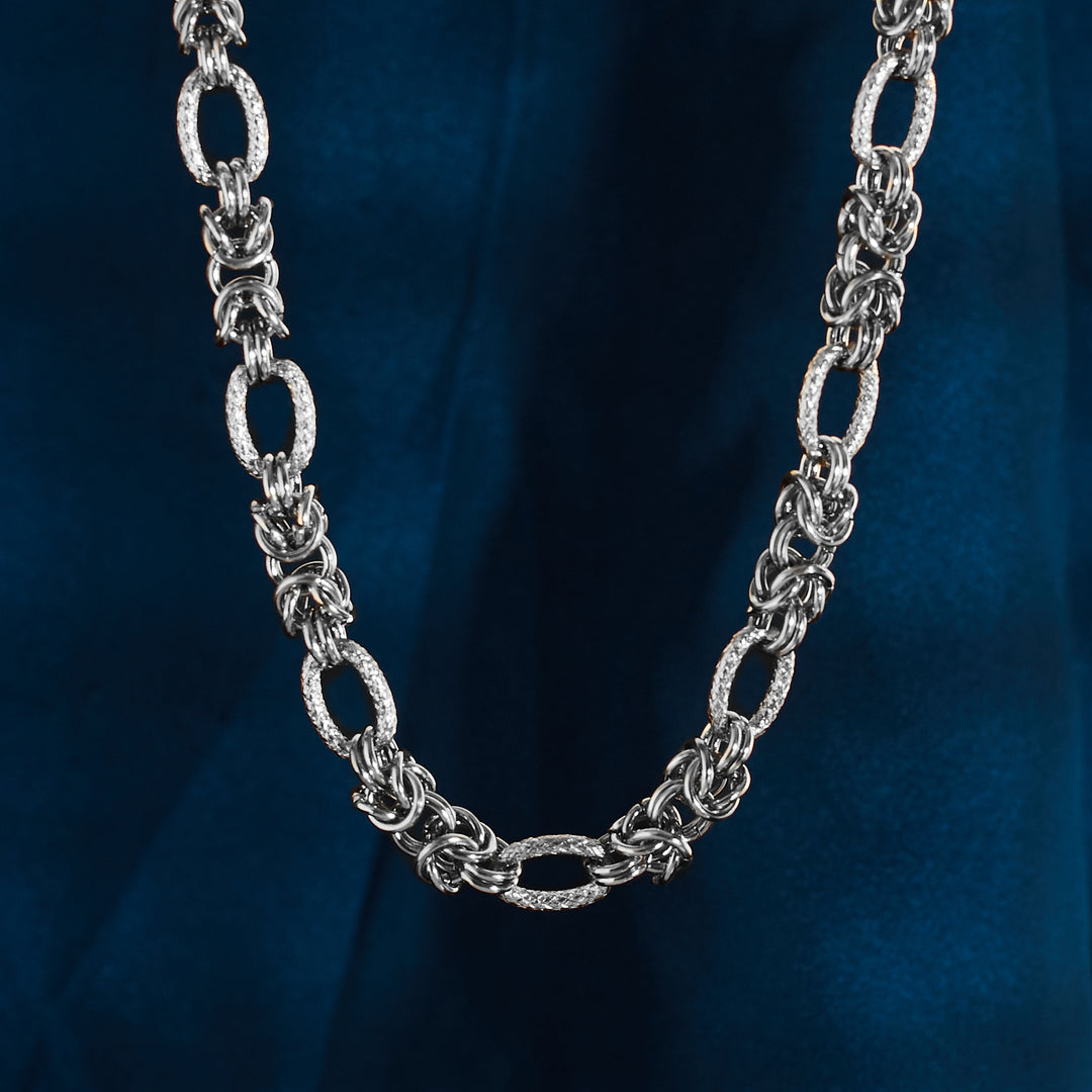 Chic Link Silver Necklace - Salty Accessories