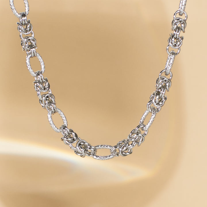 Chic Link Silver Necklace - Salty Accessories