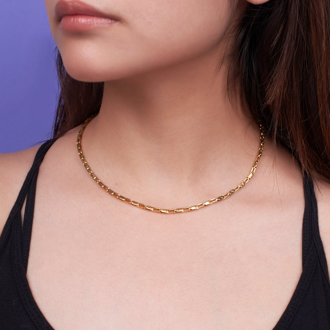 Layered Chain Gold Necklace - Salty Accessories