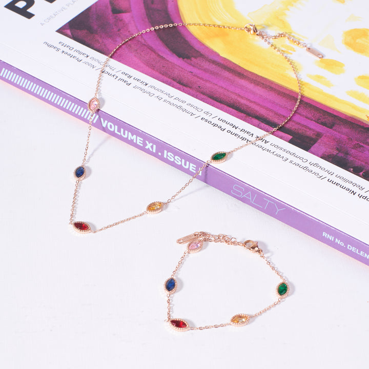 Luminous Luxe Multi Gemstone Jewelry Set