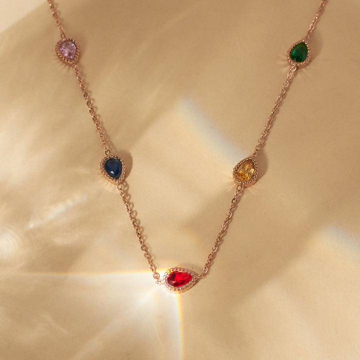 Serenity Multi Stone Necklace