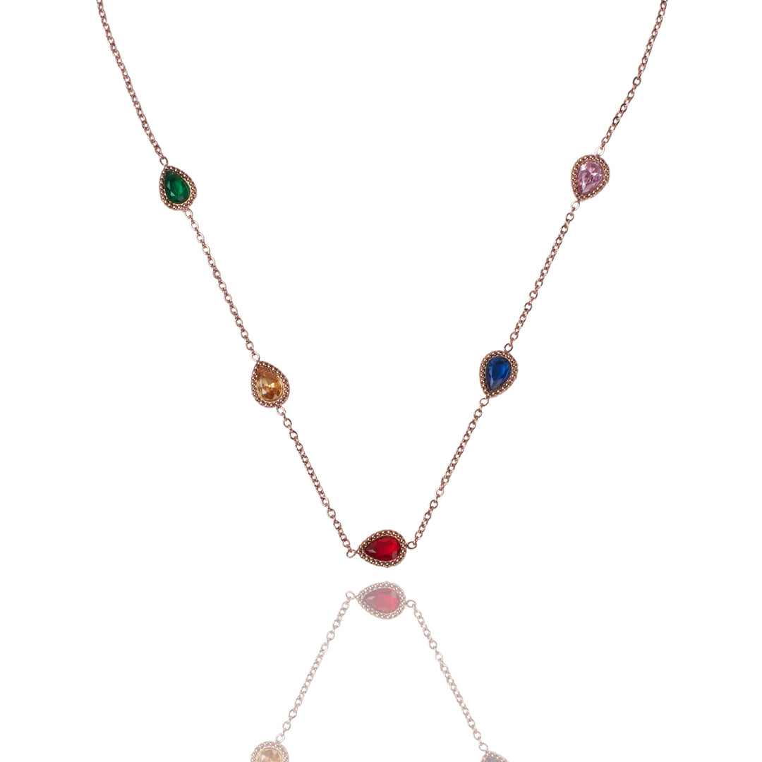 Serenity Multi Stone Necklace