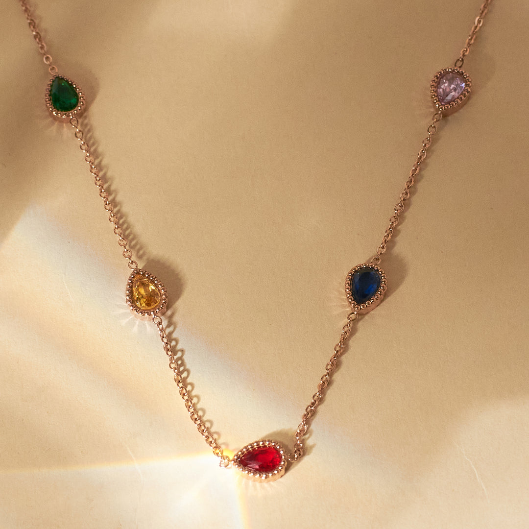 Serenity Multi Stone Necklace