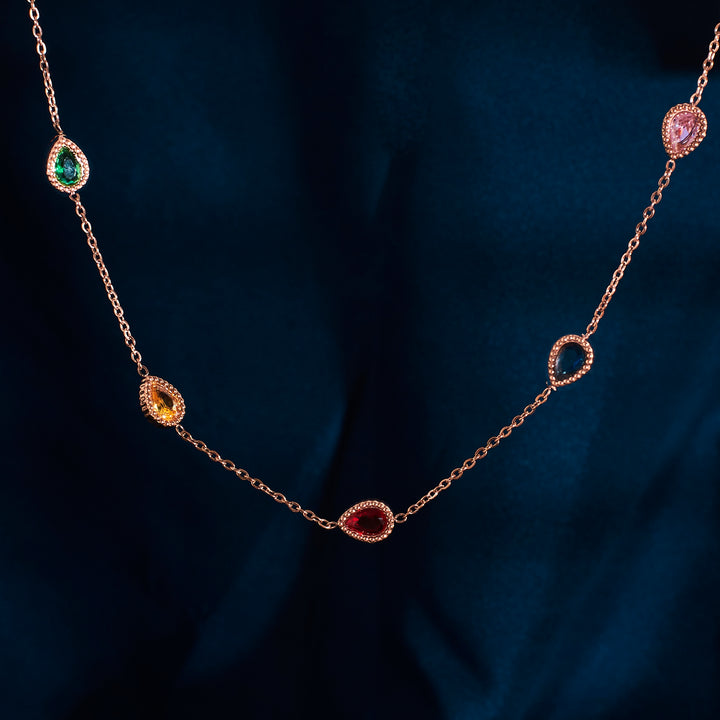 Serenity Multi Stone Necklace - Salty Accessories