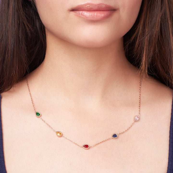 Serenity Multi Stone Necklace - Salty Accessories