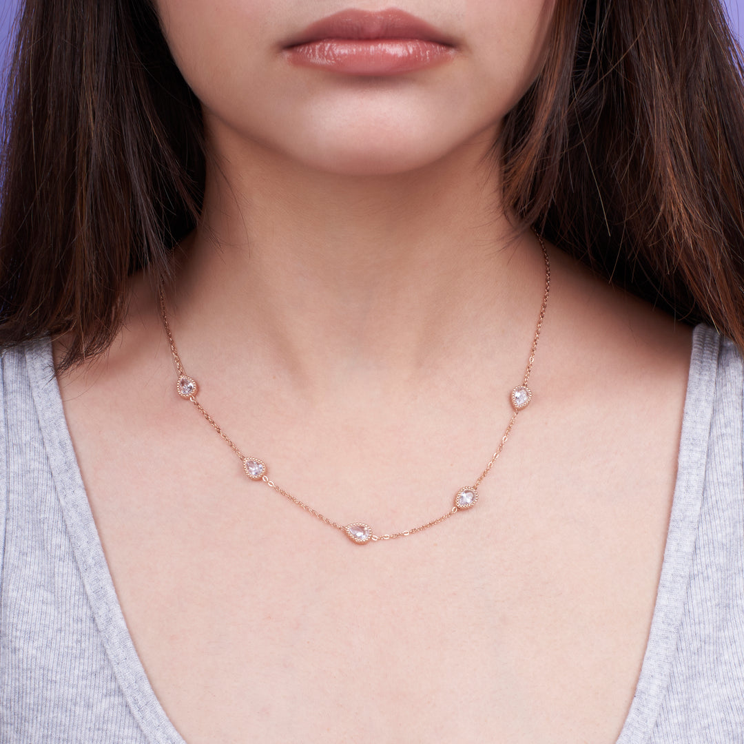 Serenity White Stone Necklace