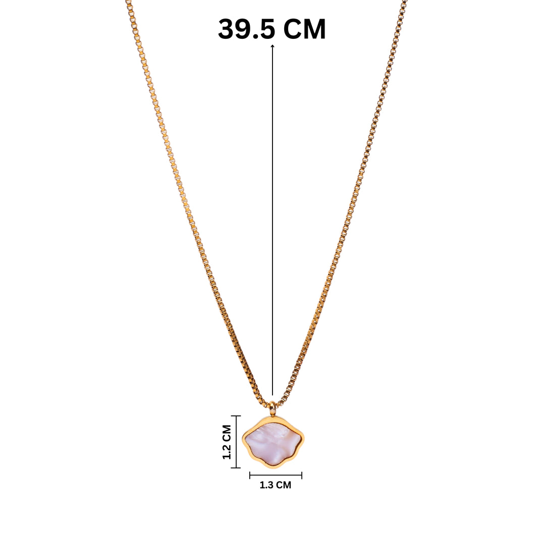 Moonstone Radiance Gold Necklace