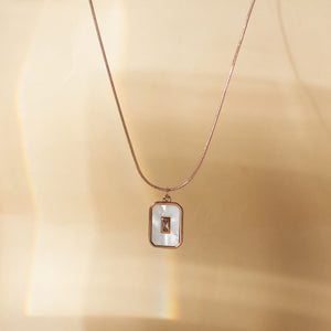 Arctic Frost Rose-Gold Necklace - Salty Accessories