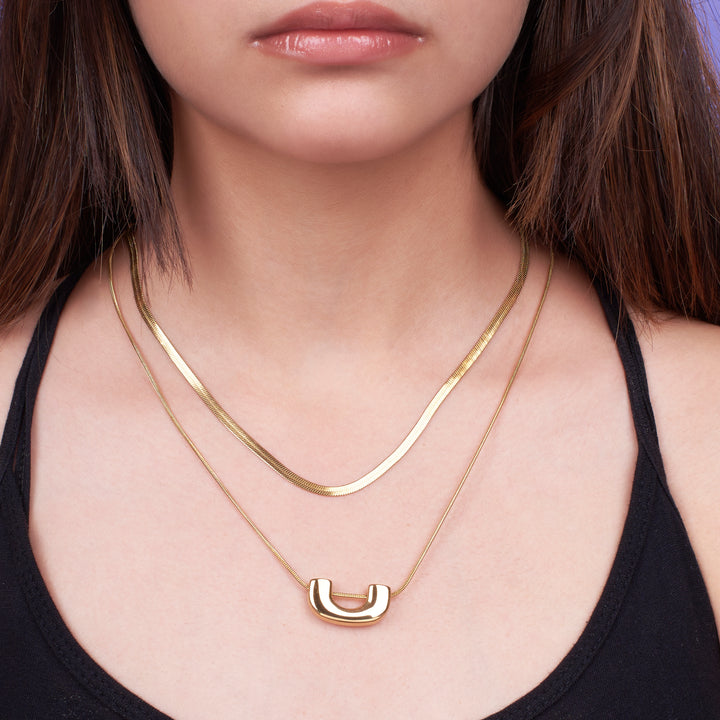 Arcadian Charm Gold Necklace - Salty Accessories