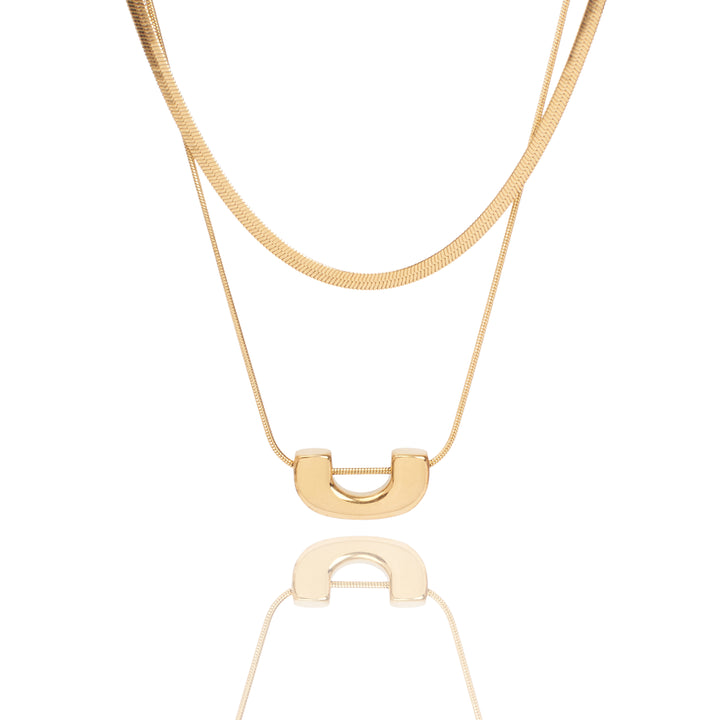 Arcadian Charm Gold Necklace - Salty Accessories