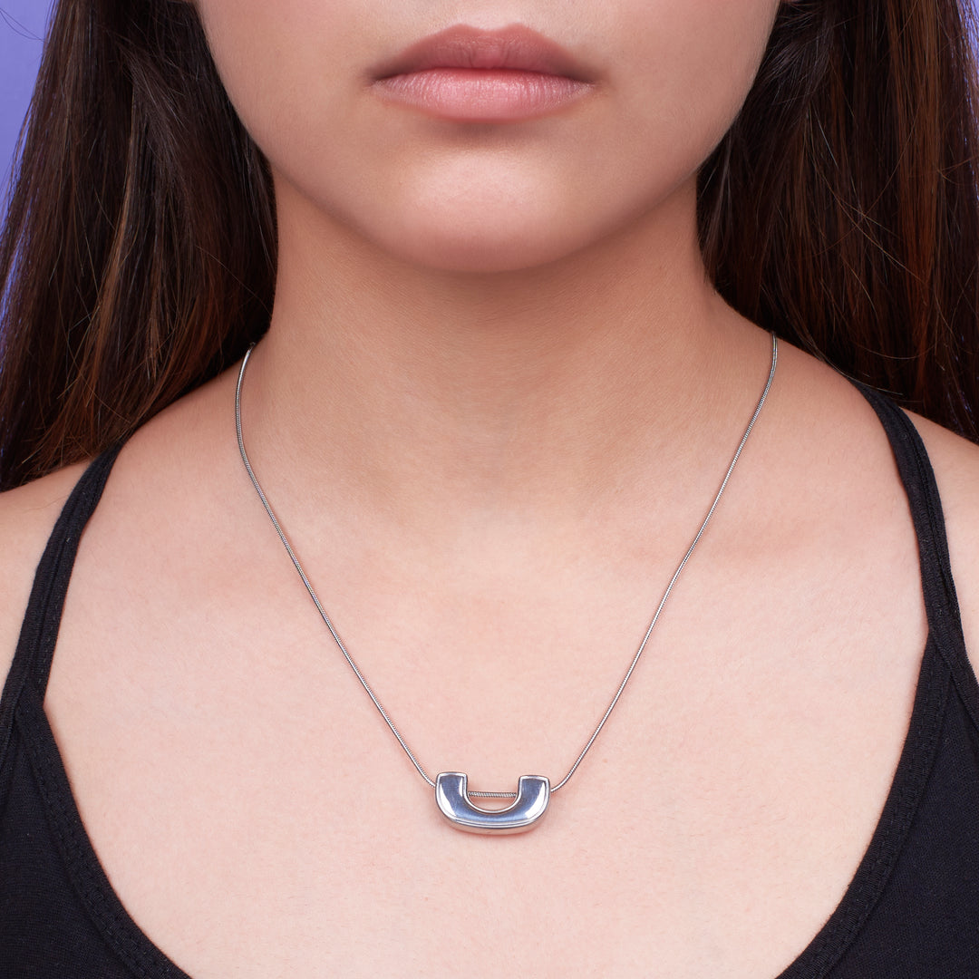 Arcadian Charm Silver Necklace