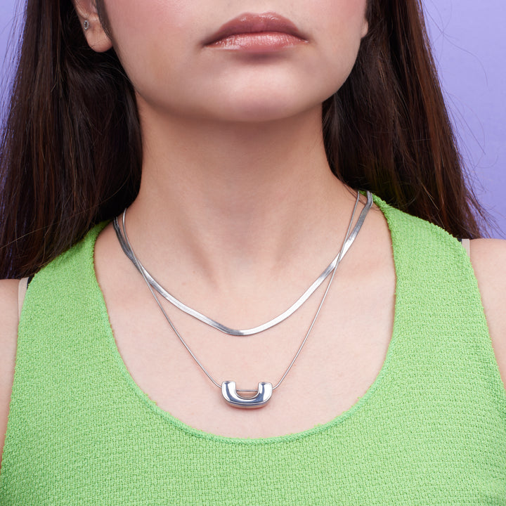 Arcadian Charm Silver Necklace - Salty Accessories