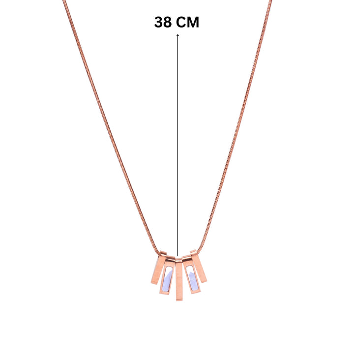 Graceful Arch Rosegold Necklace