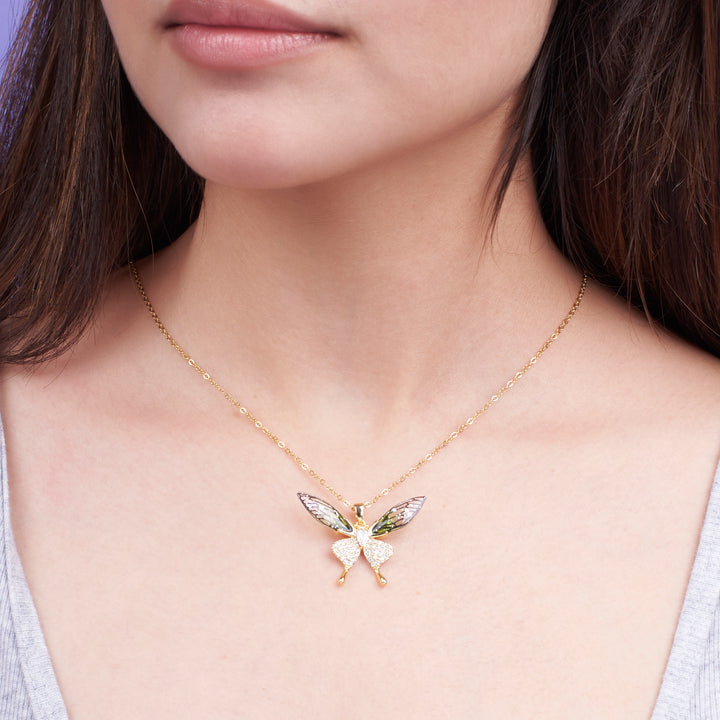 Butterfly Bliss  Gold Necklace - Salty Accessories