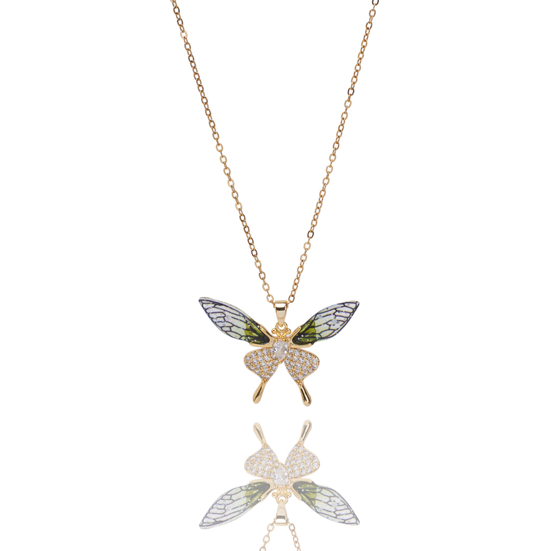 Butterfly Bliss  Gold Necklace - Salty Accessories