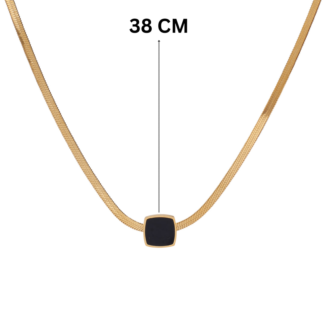 Dark Enigma Gold Necklace